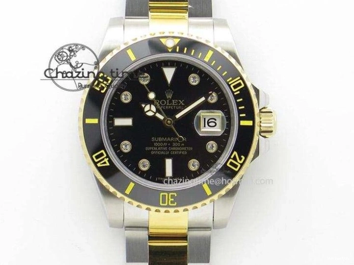 SS A2836 Dial Brown VRF Bracelet Best on SS RG 1:1 Yacht-Master 116621 Edition 0126